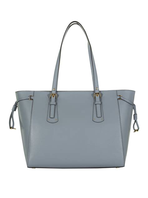 michael kors tote blue light blue sale|Michael Kors blue crossbody bag.